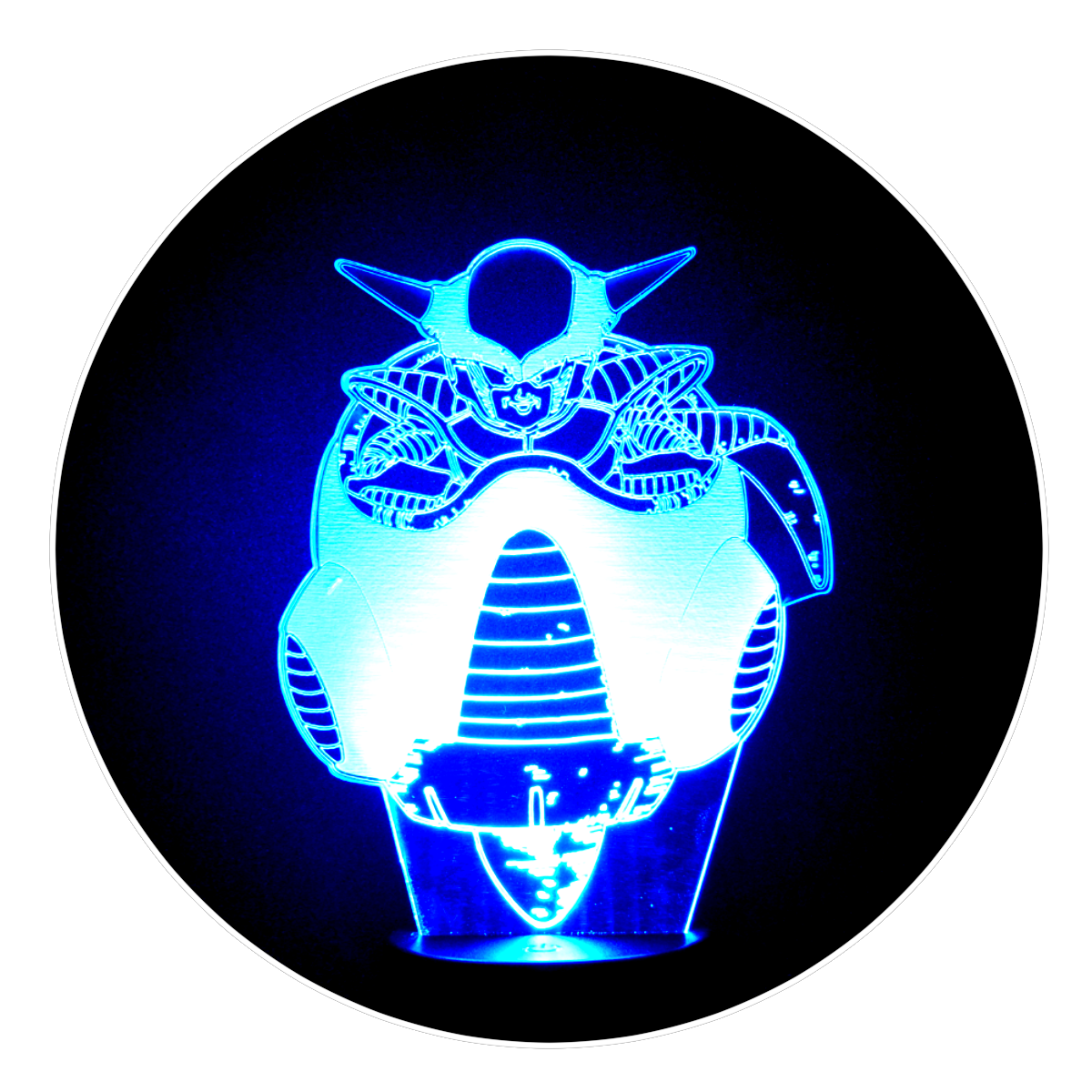 Lámpara 3D Led Freezer en su Nave Dragon Ball
