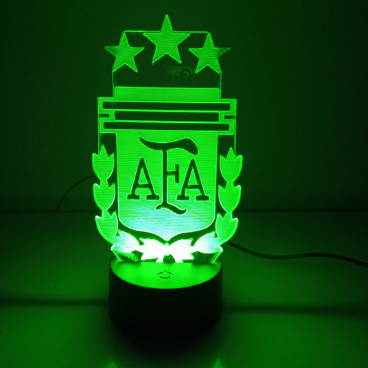 Lámpara 3D Led Selección de Argentina Emblema