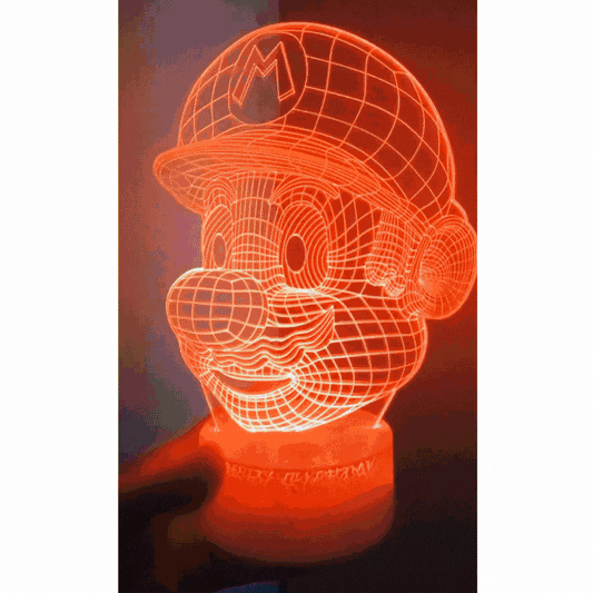Lámpara 3D Led Super Mario Bros