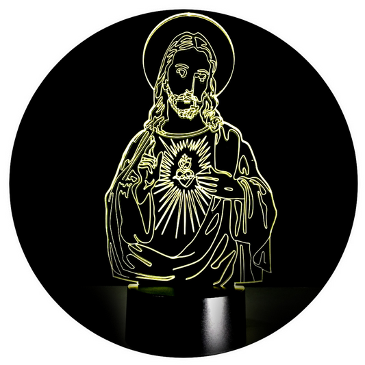 Lámpara Led 3D Jesús de Nazaret Jesucristo Cristo