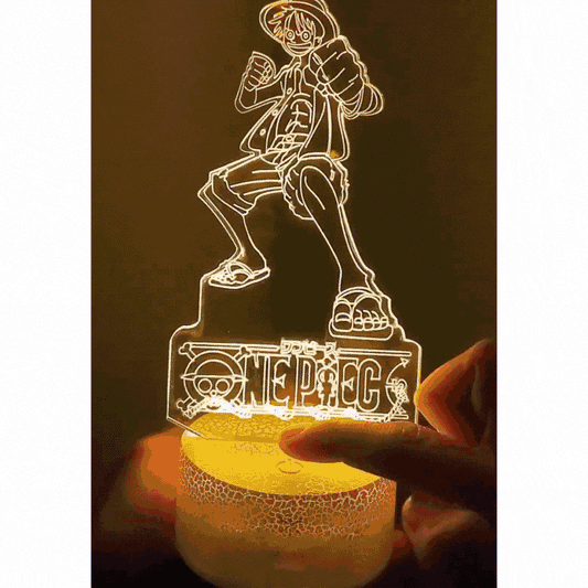 Lámpara 3D Led Luffy One Piece