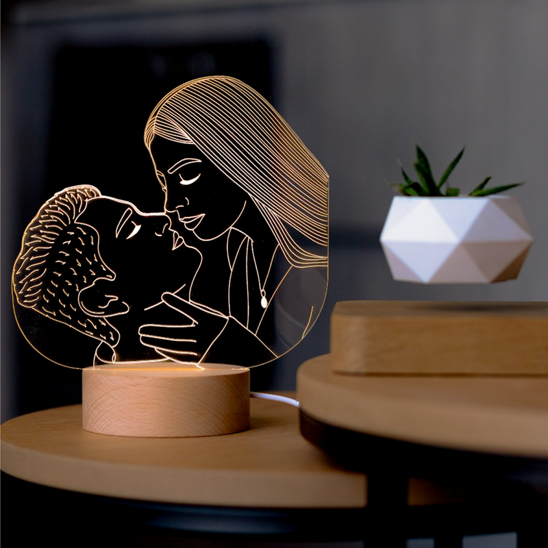 Lámpara Personalizada | Parejas, Cumpleaños, Aniversario, Licenciatura