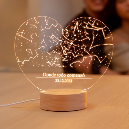 Lámpara Personalizada | Parejas, Cumpleaños, Aniversario, Licenciatura