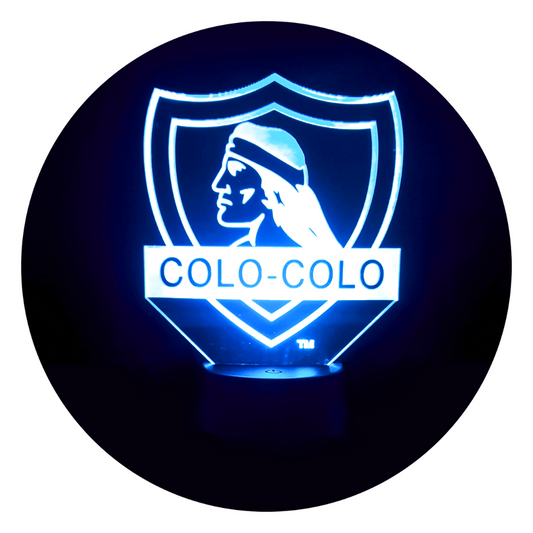 Lámpara Led 3D Colo Colo Fútbol Chileno