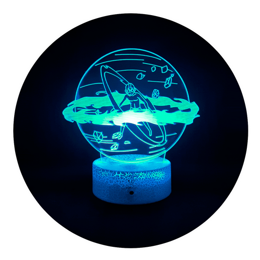Lámpara 3D Led Avatar La Leyenda de Aang