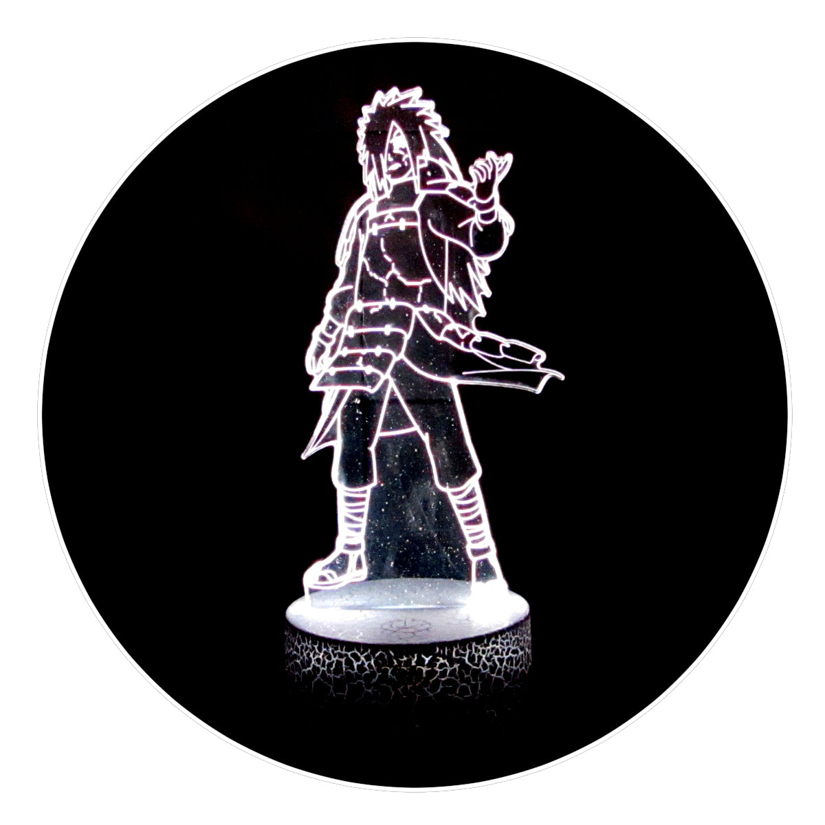 Lámpara 3D Led Madara Uchiha Naruto