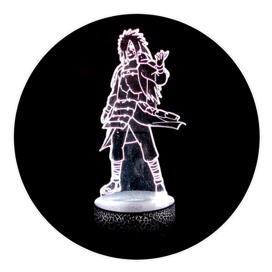 Lámpara 3D Led Madara Uchiha Naruto