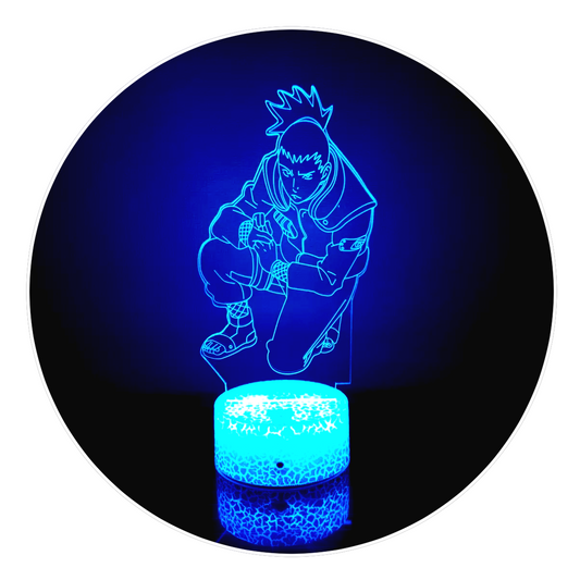 Lámpara 3D Led Shikamaru Nara Naruto