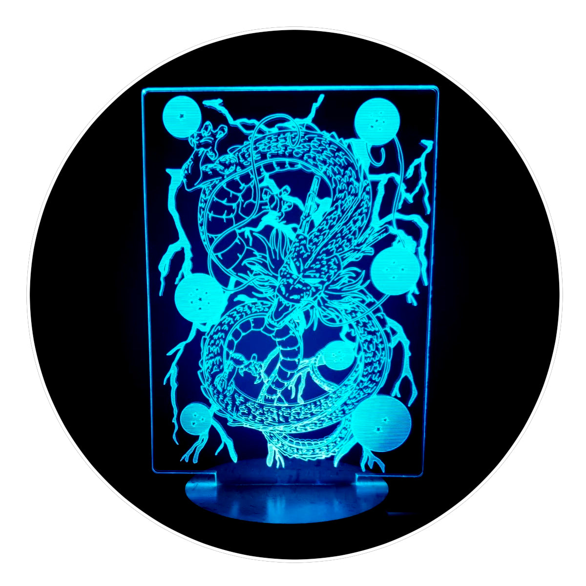 Lámpara 3D Led Shenlong Dragon Ball