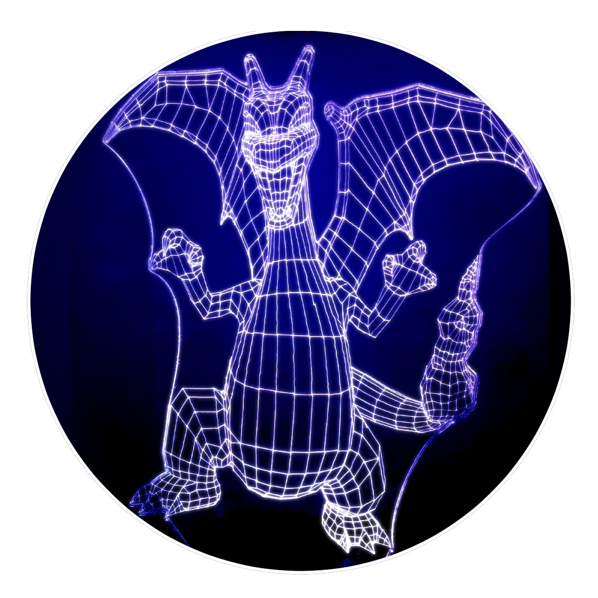Lámpara 3D Led Charizard Pokemon