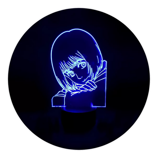 Lámpara 3D Led Armin Arlert Shingeki No Kyojin