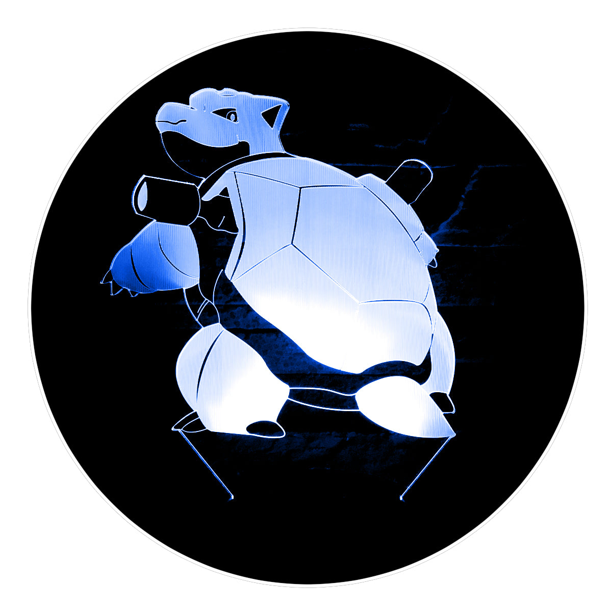 Lámpara 3D Led Blastoise Pokemon