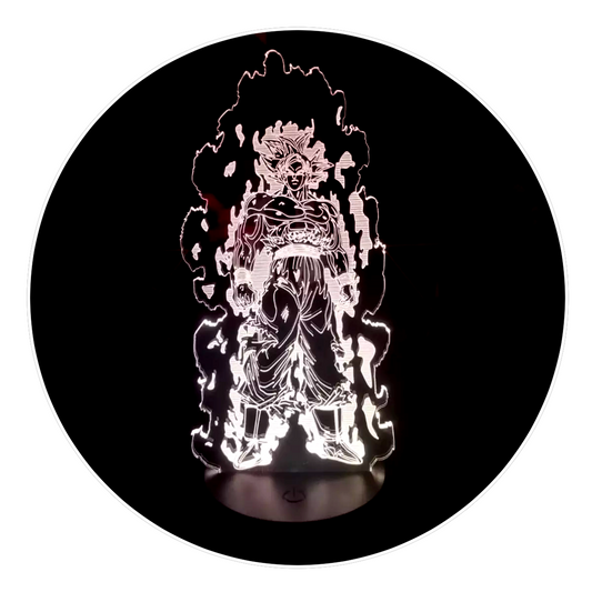 Lámpara Led 3d Goku Ultra Instinto
