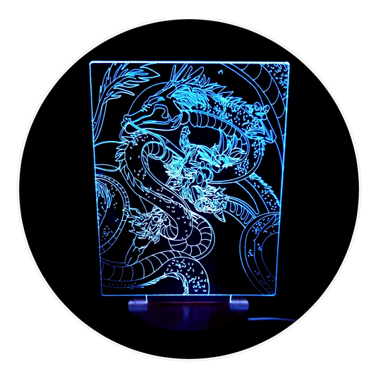 Lámpara 3D Led Shenlong 002 Dragon Ball