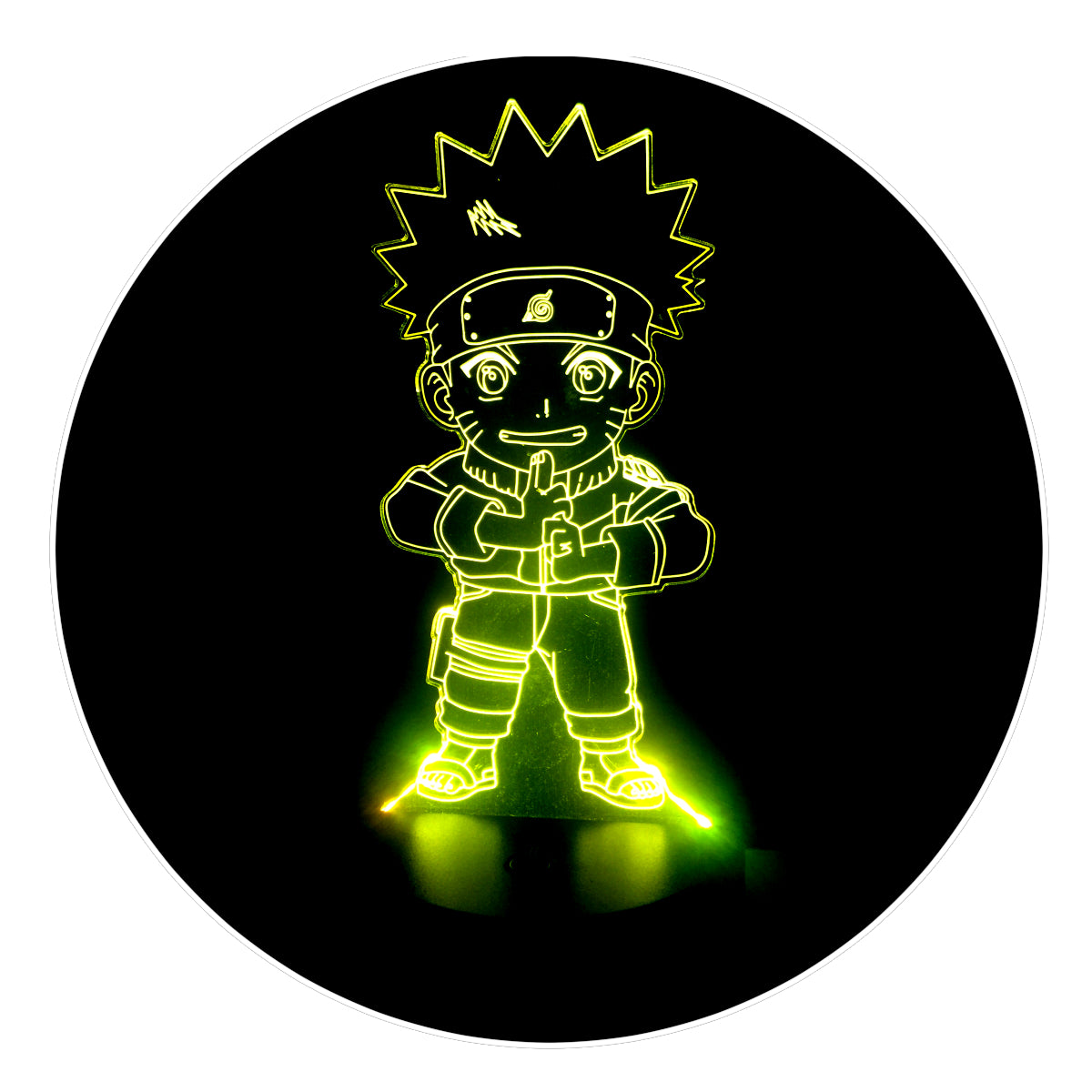 Lámpara 3D Led Chibi Naruto