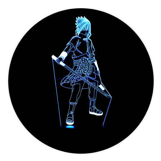 Lámpara 3D Led Sasuke Uchiha