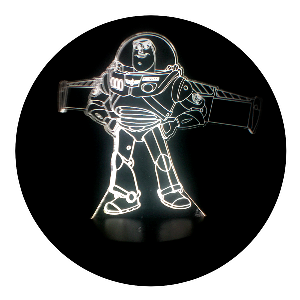 Lámpara 3D Led Buzz Lightyear Toy Story