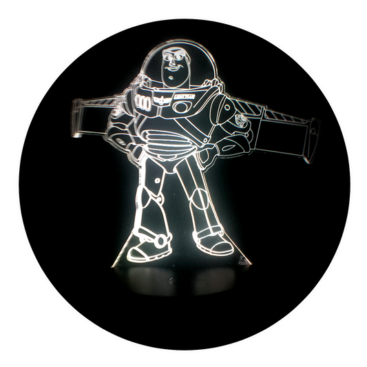 Lámpara 3D Led Buzz Lightyear Toy Story
