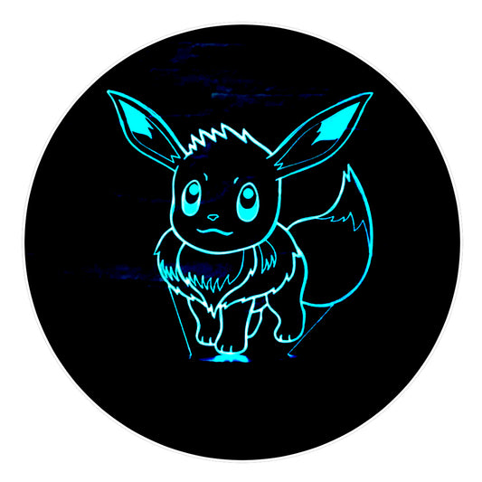Lámpara 3D Led Eevee Pokemon