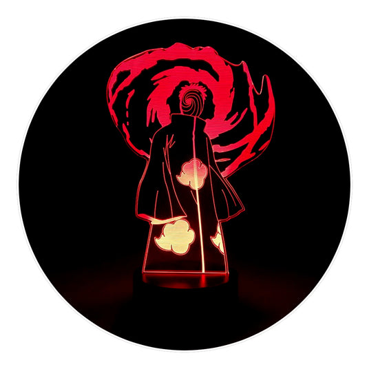 Lámpara 3D Led Obito Uchiha Naruto
