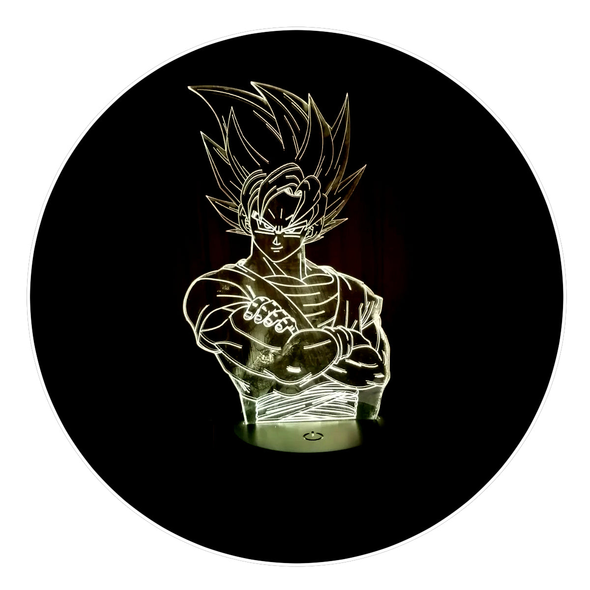 Lámpara 3D Led Son Goku Dragon Ball