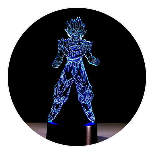 Lámpara 3D Led Vegetto Dragon Ball