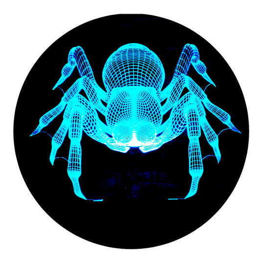 Lámpara 3D Led Araña Mundo Insectos