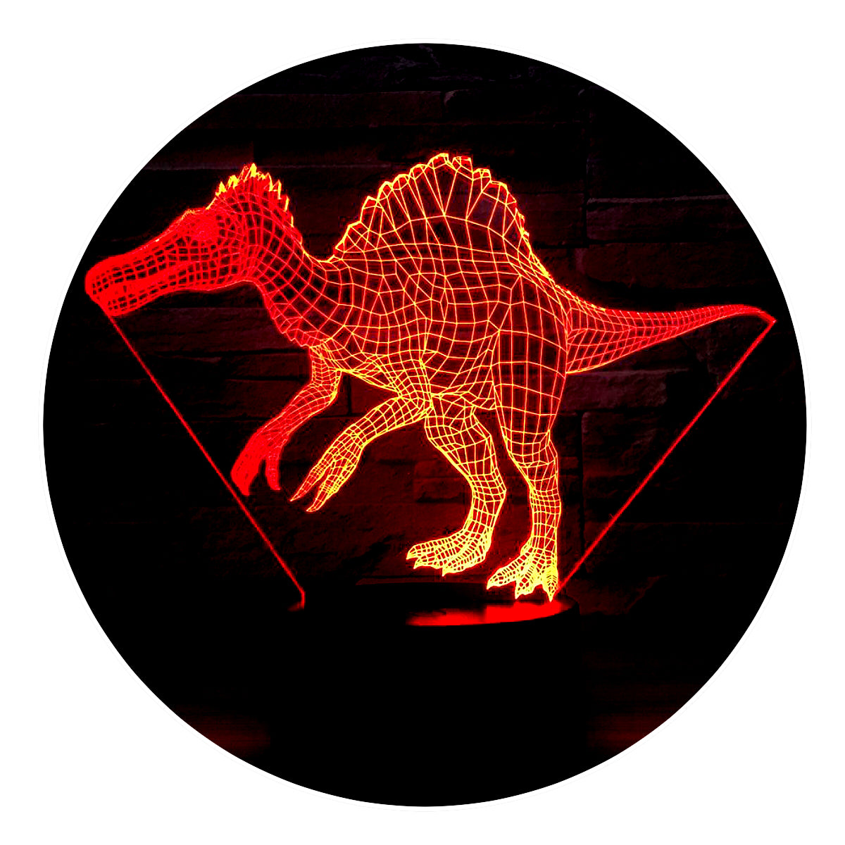 Lámpara 3D Led Spinosaurus