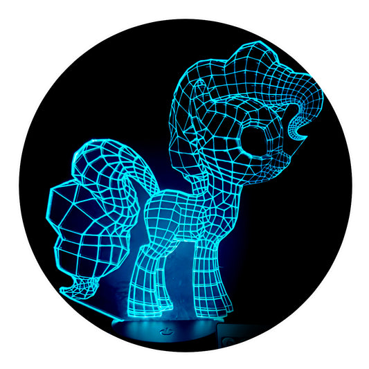 Lámpara 3D Led Mi Little Pony 02