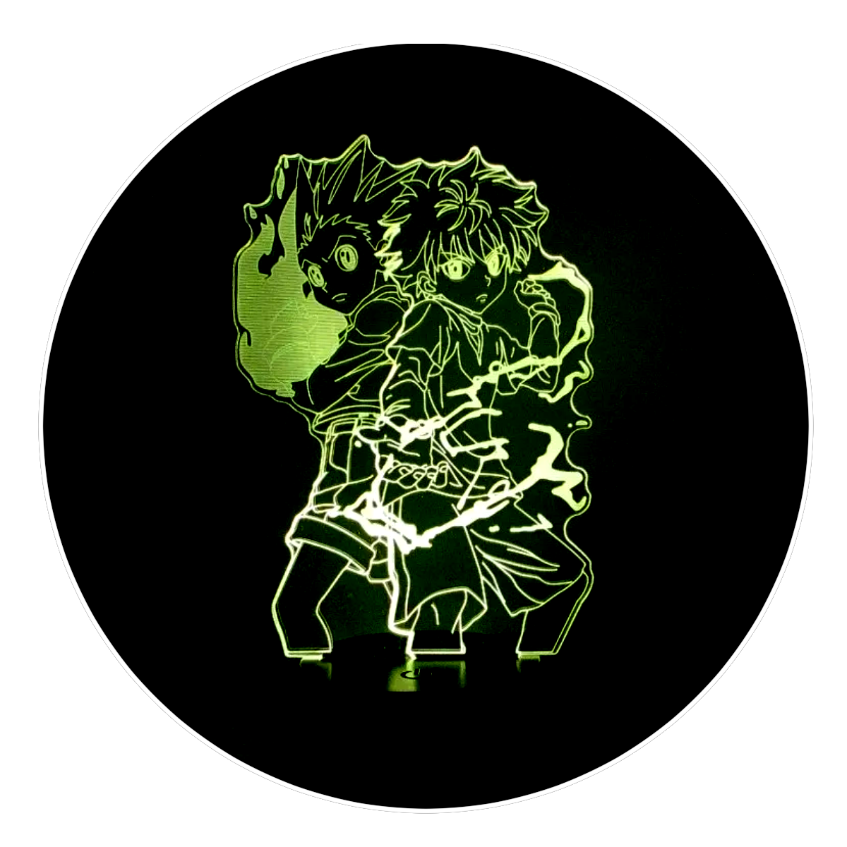 Lámpara 3D Led Gon y Killua 002 Hunter X