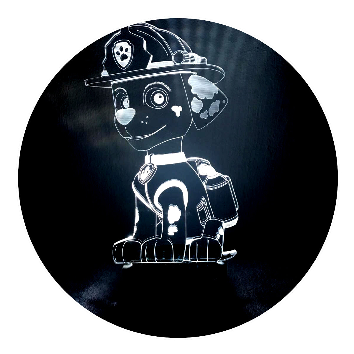 Lámpara 3D Led Marshall Paw Patrol