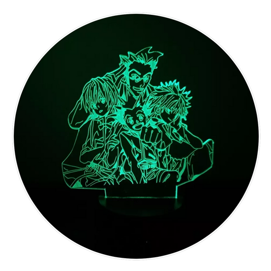 Lámpara 3D Led Amigos Hunter X