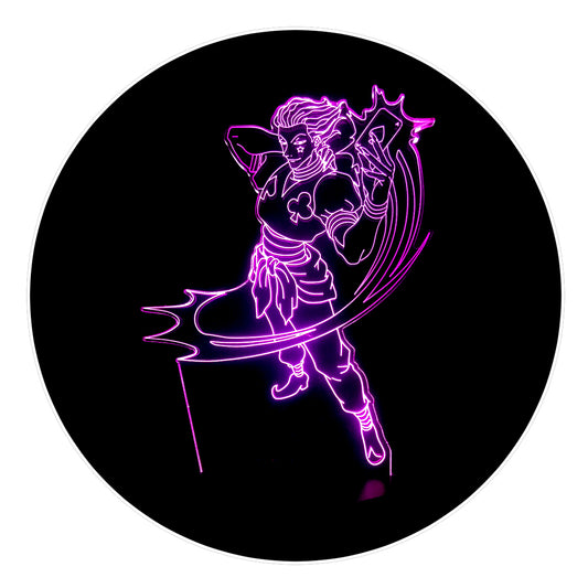 Lámpara 3D Led Hisoka Morow Hunter X