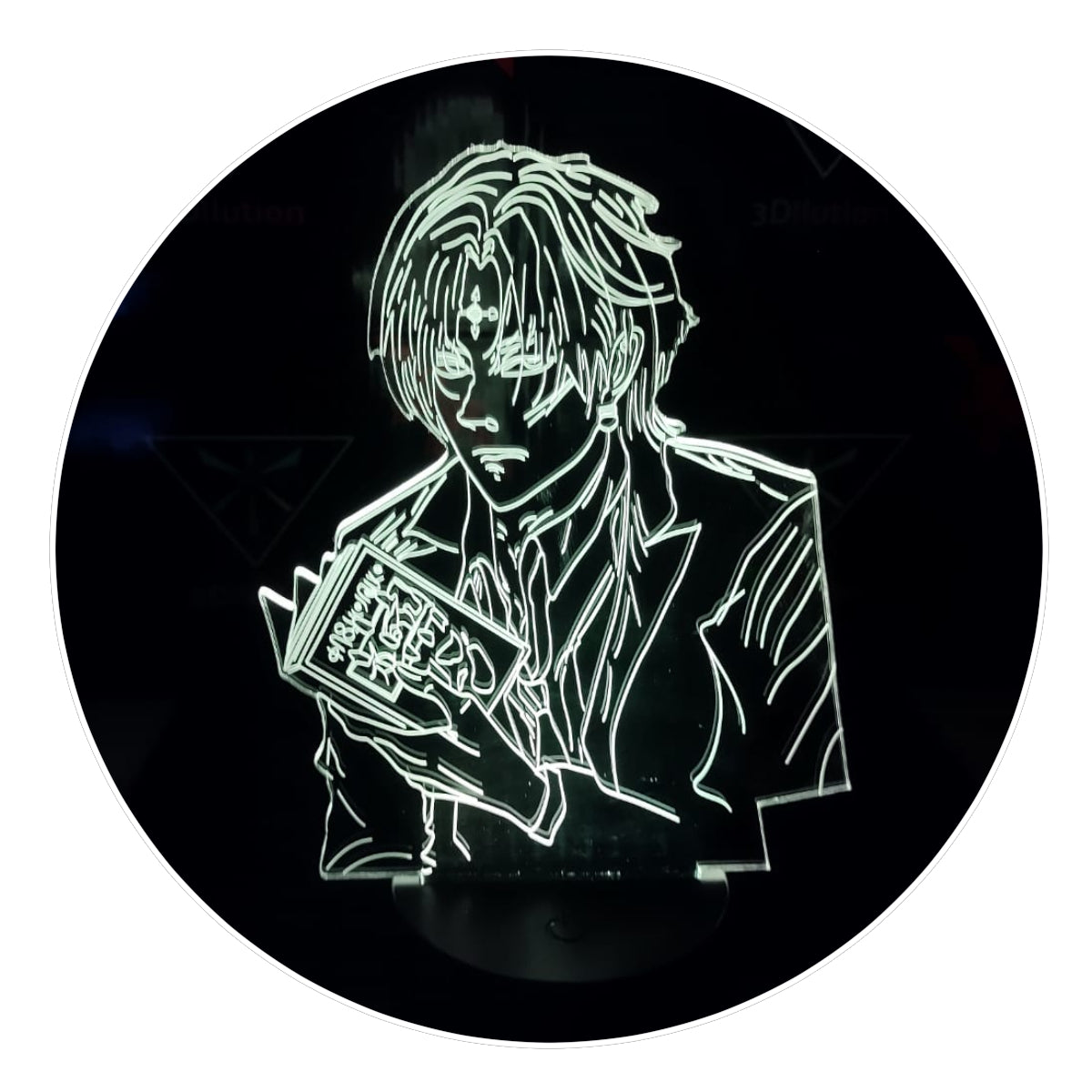 Lámpara 3D Led Kuroro Libro Hunter X