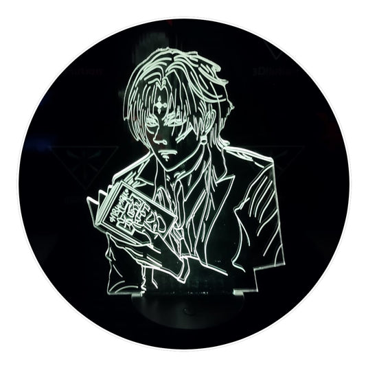 Lámpara 3D Led Kuroro Libro Hunter X