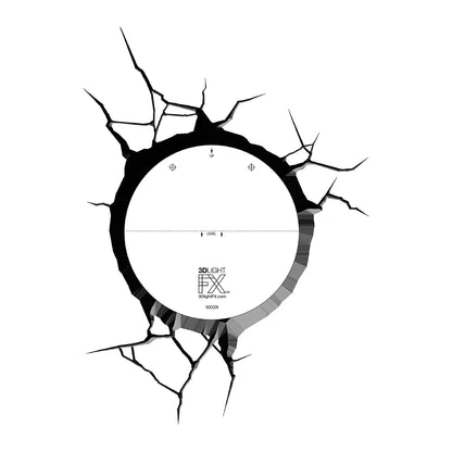 Lámpara Aplique Mural 3D Deco Balón de Fútbol