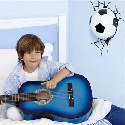 Lámpara Aplique Mural 3D Deco Balón de Fútbol