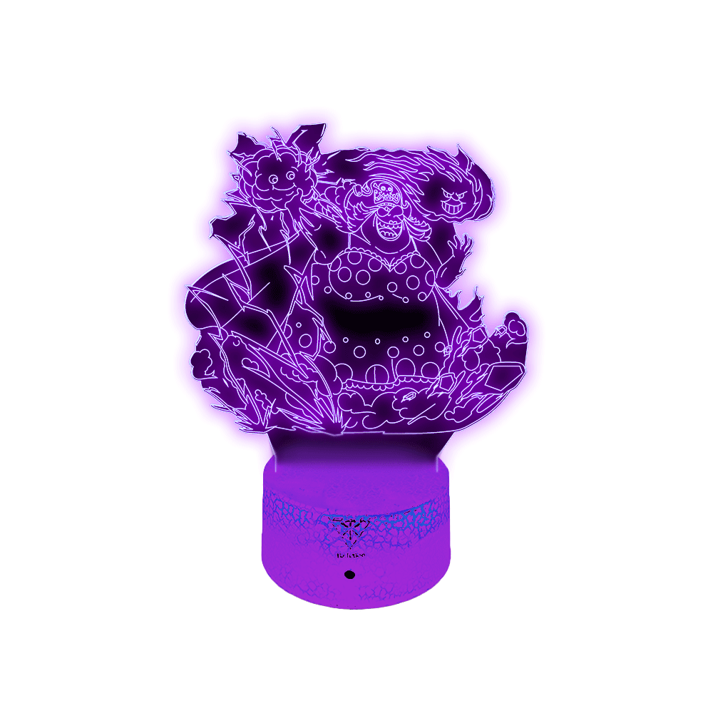 Lámpara 3D Led Decorativa Bigmom One Piece
