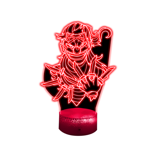 Lámpara 3D Led Decorativa Buggy Cuchillos