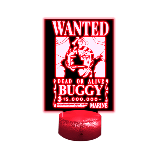 Lámpara 3D Led Decorativa Buggy Wanted