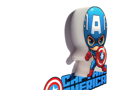 Lámpara Led Decorativa Star Wars Mini Captain America Light