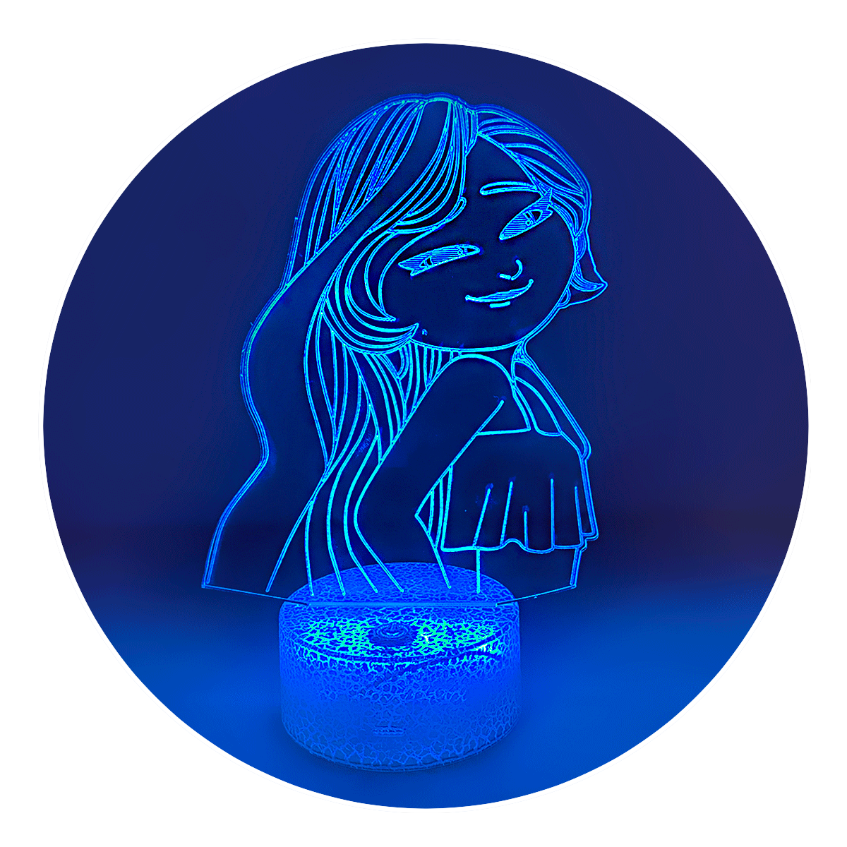 Lámpara 3D Led Chelsea Dreamworks – 3D Lamp Chile