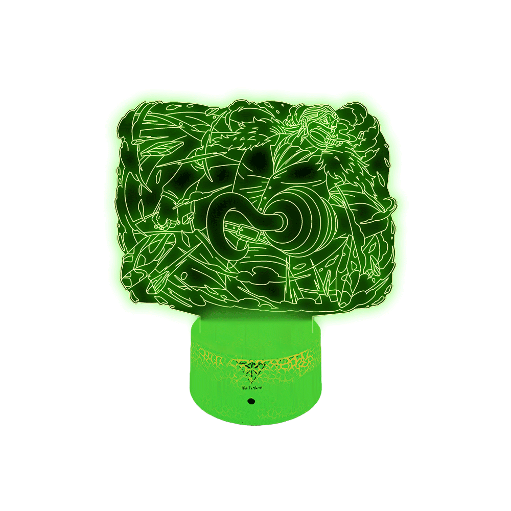 Lámpara 3D Led Decorativa Crocodile One Piece