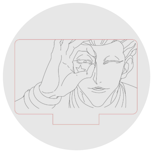 Lámpara 3D Led Hisoka Morow 003 Hunter X