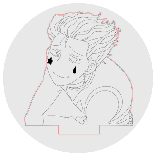 Lámpara 3D Led Hisoka Morow 004 Hunter X