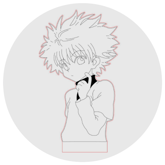 Lámpara 3D Led Killua Hunter X