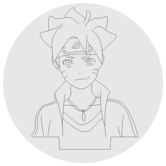 Lámpara 3D Led Boruto Uzumaki Naruto