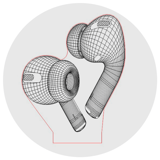 Lámpara 3D Led Earpods Audífonos