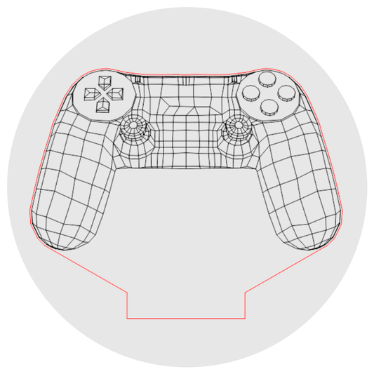 Lámpara 3D Led Dualshock Clásico Play Station