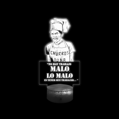 Lámpara De Mesa Don Ramon Día Del Trabajador Ilusión 3d